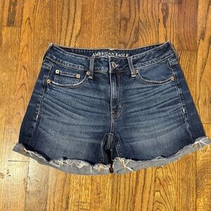 American Eagle Outfitters Dark Blue Jean Shorts
